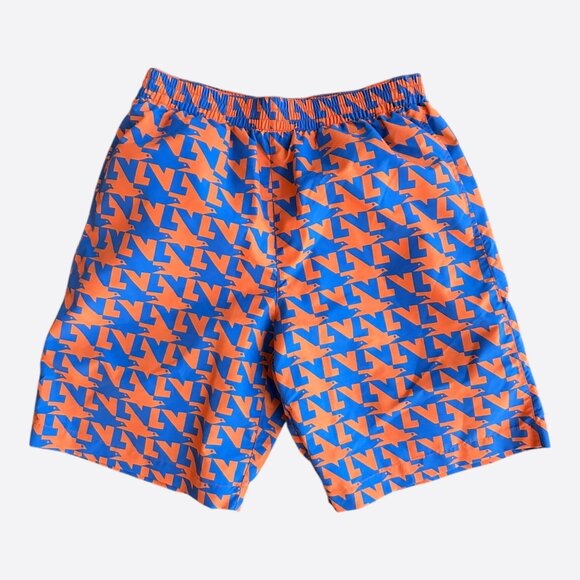 Louis Vuitton Blue & Orange Dove Print Swimshorts - Picture 1 of 7